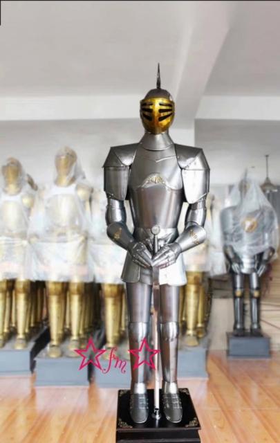 素敵でユニークな 中世ヨーロッパ 重さ25k 騎士道 人気インテリア中世風甲冑鎧100 ハンドメイド等身 中世騎士 西洋甲冑人形映画写真撮影置物 高さ193cm 置物 Revuemusicaleoicrm Org