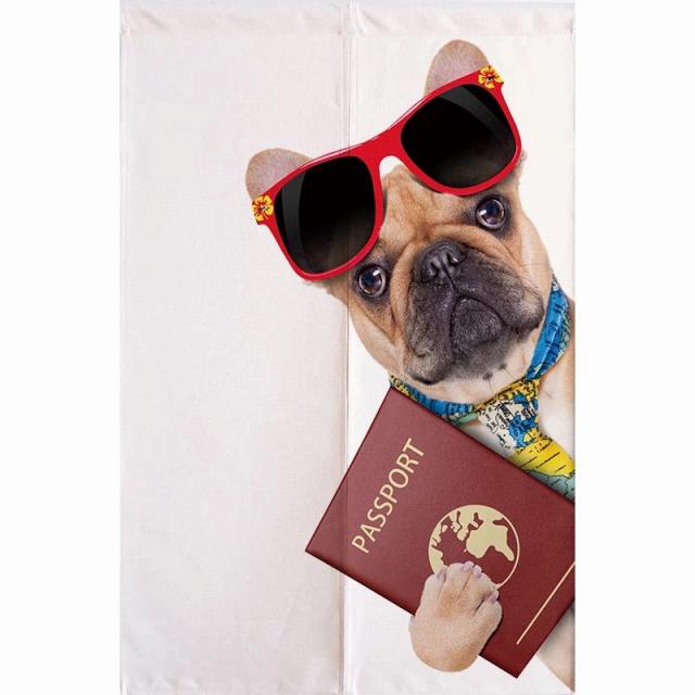 ブランドショッパー付き 犬柄のれん ロング 暖簾90x140cm パグ犬 犬柄 イヌ かわいい 間仕切り フレンチブルドッグ雑貨 ラッピング無料 Centrodeladultomayor Com Uy