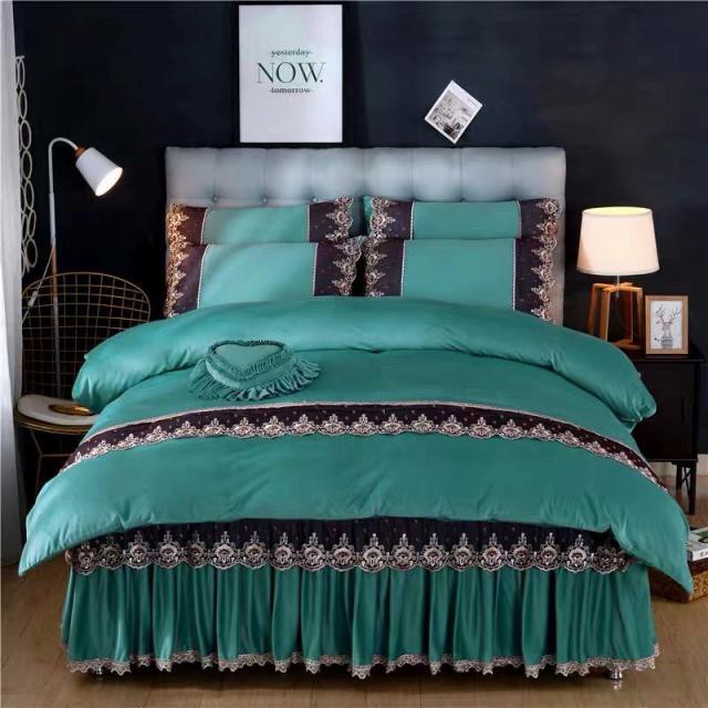 美しい ワイドダブル ベッド用品4点セット ベッドパッド 枕カバー 