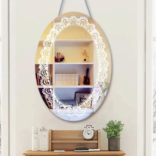 日本産 高級豪華鏡 アンティーク調 壁掛け鏡 壁掛け 壁掛けミラー ウォールミラー 42x60cm 100 の保証 Spatium Com Br