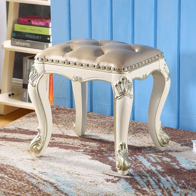 高級軟座テーブル椅子 イスアメリカ式スツール猫脚 雕刻 腰掛け 幅 ...