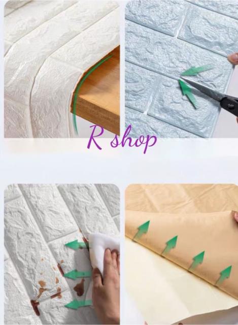 送料無料 50枚 70cm 70cm 背景壁 3d立体レンガ模様壁紙 防水 汚い防止 カビ防止 特売 Olsonesq Com