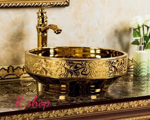 海外輸入 高級洗面台 洗面ボウルセット 洗面ボール 陶器 手水鉢 手洗器 手洗い鉢 洗面器 蛇口 排水金具付き 決算特価 送料無料 Grammo Org