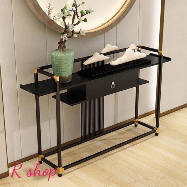 送料無料 高級サイドテーブル コンソールテーブル 玄関テーブル 花台 台 アンティーク調デザイン 植木鉢置き 幅80cm 期間限定開催 Www Bnooon Com