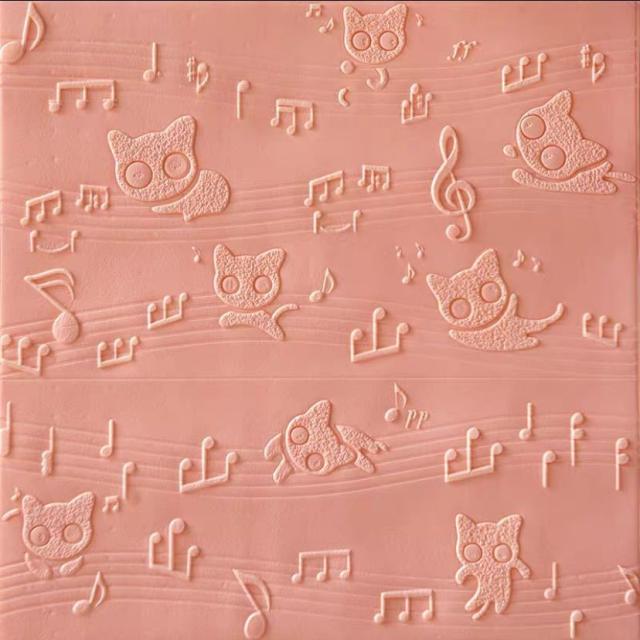 安心の日本製】 人気推薦☆50枚 70cm×70cm 背景壁 3D立体レンガ模様 