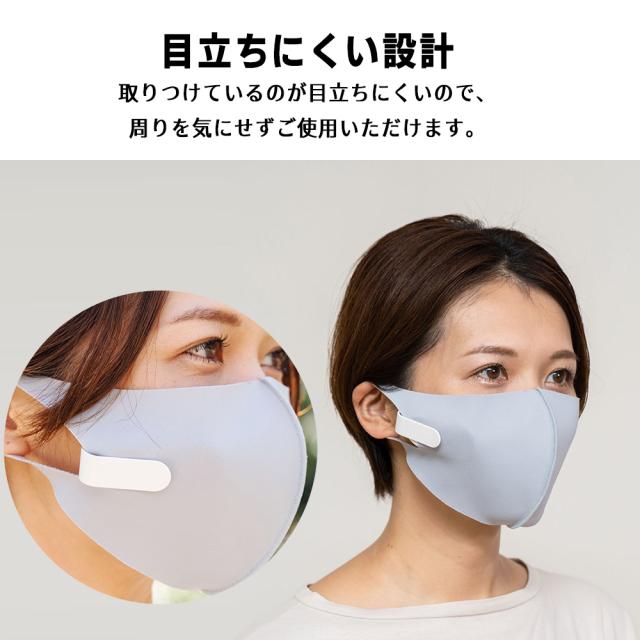 マスクエアーファン クリップファン 電動ふぁん付マスク マスク 扇風機 マスクファン ポータブルファン ひんやりマスク熱中症 暑さ 対策 
