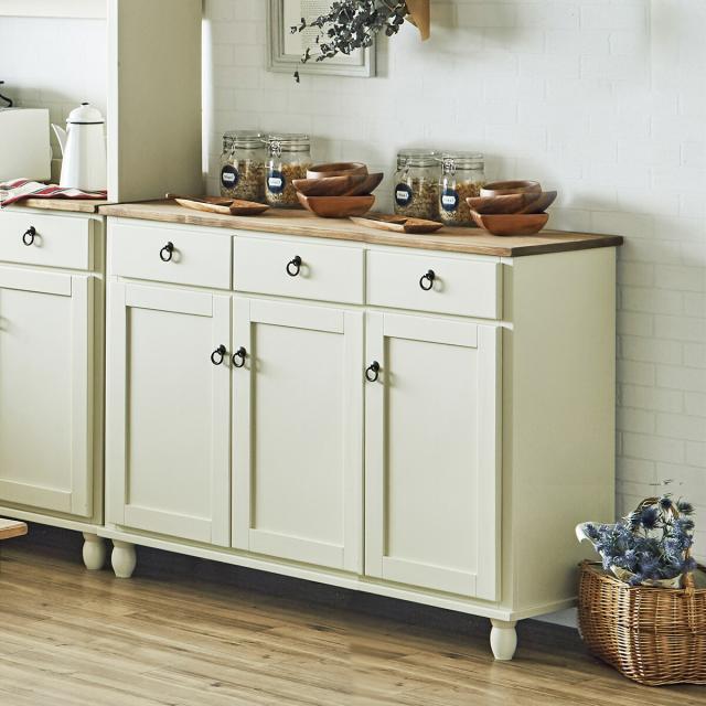 限定価格セール フレンチカントリー家具 白 キャビネット 完成品 幅115 手作り ナチュラル 北欧カントリー風 カントリー調父の日のプレゼント ギフト 贈 超激安 Csscksu Com