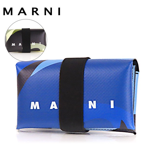 MARNI マルニ WALLET WITH PRINT PFMI0007U5 P4571 Z2P29 Z2P30 三つ折り財布 ミニ財布 カードケース 名刺入れ コンパクト メンズ