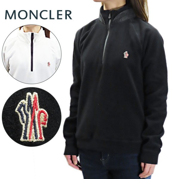 MONCLER モンクレール Hoodie キッズ ハーフジップ ハイネック フリーススウェット アウター 大人OK レディース 8G746 00 80093 034 999