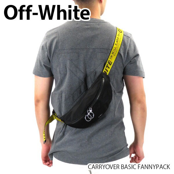 OFF-WHITE(オフホワイト) 19AW BASIC ボディバッグ ロゴベルト