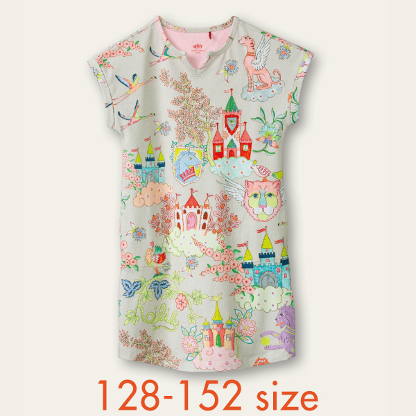 人気ブランドを 40 Offセール オイリリー 公式 キッズ 女の子 カットソーワンピース 夢のお城プリント ジャージ素材 130 140 150 サイズ 目玉商品 Centrodeladultomayor Com Uy