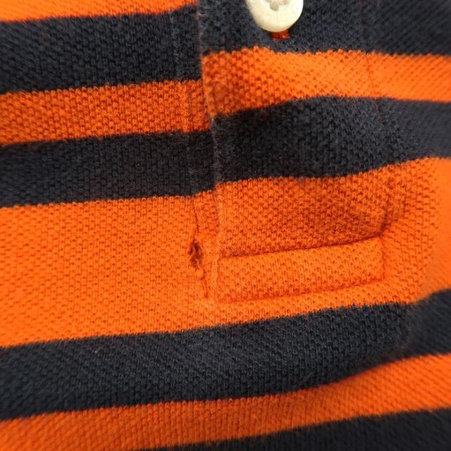 古着 キッズ TOMMY トミーヒルフィガー 半袖ポロシャツ ボーダー オレンジ ネイビー サイズ表記：5の通販はau PAY マーケット 高円寺 古着屋 スラット｜商品ロットナンバー