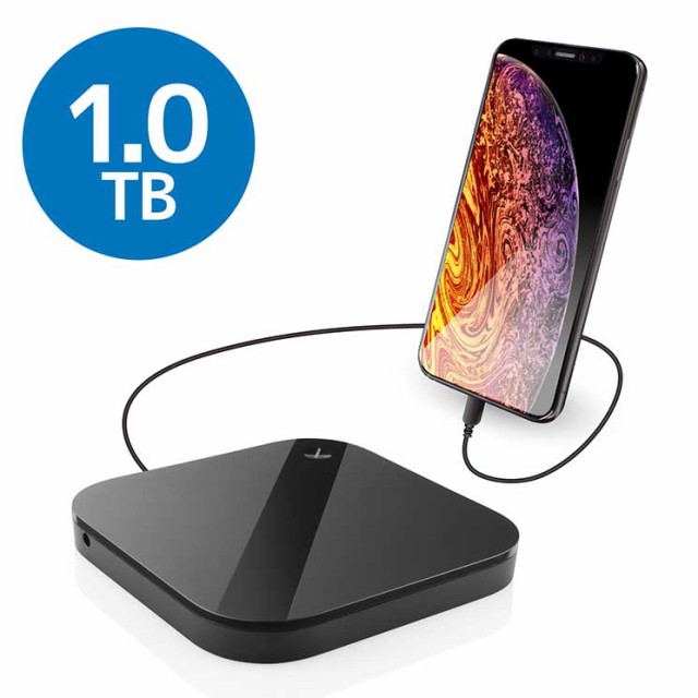 エレコム ELECOM Portable Drive USB3.0 1TB Black/スマートフォン用 ELECOM