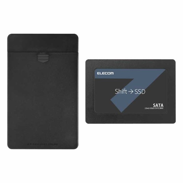 エレコム 内蔵2.5インチ SSD 480GB 耐衝撃 USB3.1 Gen1 ケーブル付属 ELECOM