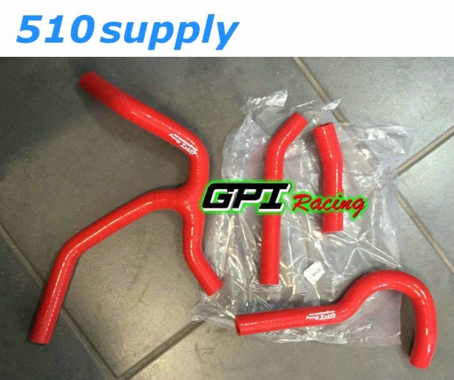 商品内容 GPI製 ラジエターホース特徴 耐熱温度：-60F度〜500F度 通常最大耐圧力：1,700k Pa 材質：高品質シリコン 構造：3層構造 厚さ：4.5mm カラー：レッド メーカーロゴ入り