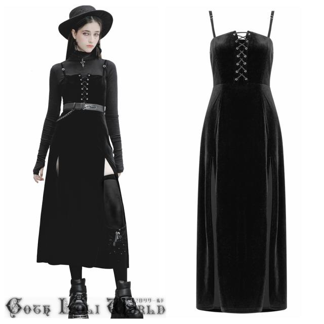 激安 即納 ゴスロリワールド Punkrave ゴスロリ ハイウエストストラップベルベット ワンピース 公式 Www Endocenter Com Ua