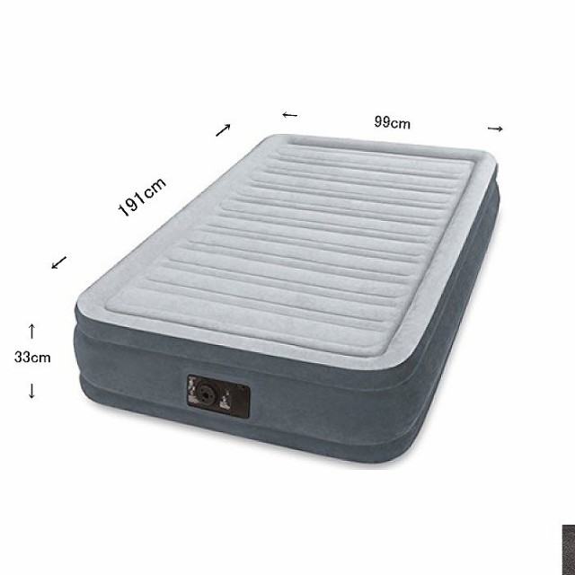日本製得価 INTEX インテックス CPミッドライズエアーベッドACポンプ付 3個セット U-67765 シングル エアベッド シングル キャンピングカーの通販はau PAY マーケット - モリヤマスポーツ au PAY マーケ 格安即納