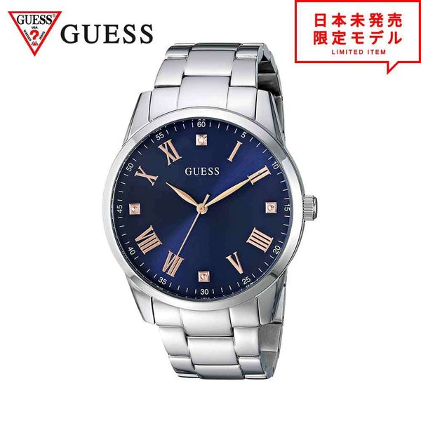 待望の再入荷 Guess ゲス メンズ 腕時計 リストウォッチ U1194g2 シルバー 海外限定 時計 日本未発売 当店1年保証 海外輸入 Www Bnooon Com