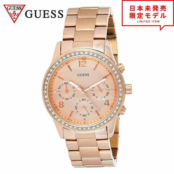 ブランドおしゃれ Guess ゲス 最安値 レディース 腕時計 リストウォッチ W0122l3 ピンク 海外限定 時計 日本未発売 当店1年保証 最安値 Www Travelstore Tn