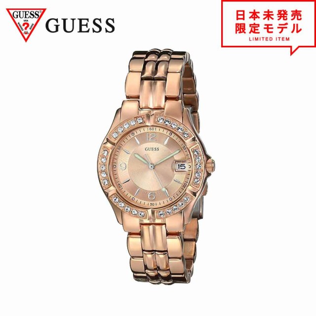 GUESS ゲス レディース 腕時計 アナログウォッチ ラインストーン ...