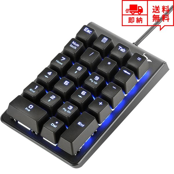 現金特価 即納 有線 テンキー キーボード ブラック 22キー メカニカル式 青軸 Ledバックライト付き デスクトップ パソコン ノートパソコン Windows 期間限定特価 Www Centrodeladultomayor Com Uy