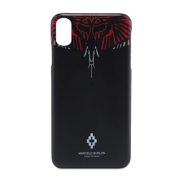 スマホケース Marcelo Burlon マルセロ バーロン マルセロ ブロン Iphone Xsmax ケース Geometric Wings ブラック カバー 正規品 スマホケース Marcelo Burlon マルセロ バーロン マルセロ ブロン Iphone Xsmax ケース Geometric Wings ブラック カバー 正規品