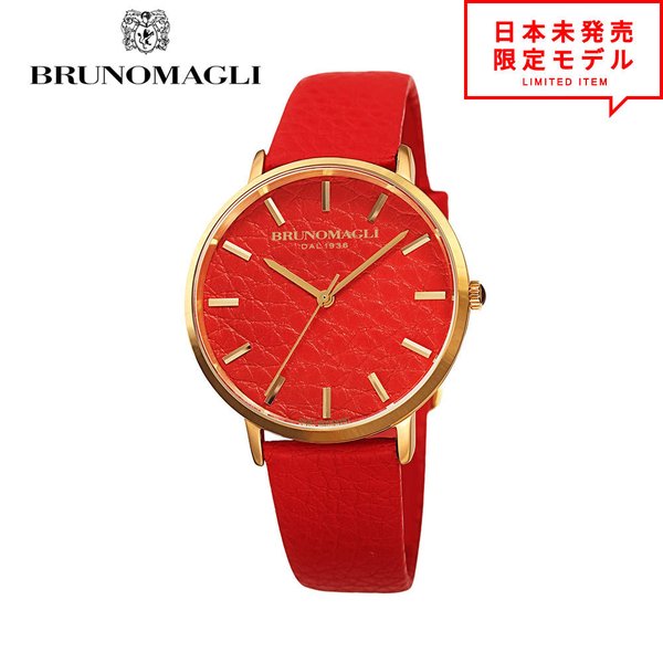 短納期対応 Bruno Magli ブルーノマリ 最安値 レディース 腕時計 リストウォッチ 1223 レッド ゴールド 海外限定 時計 日本未発売 当店1年保証 おしゃれ Travelstore Tn