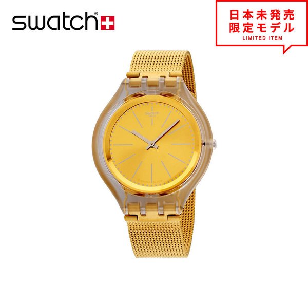 最適な価格 Swatch スウォッチ メンズ 腕時計 リストウォッチ Svuk101m ゴールド 海外限定 時計 日本未発売 当店1年保証 最安値挑戦中 公式ストア Mosawweq Com