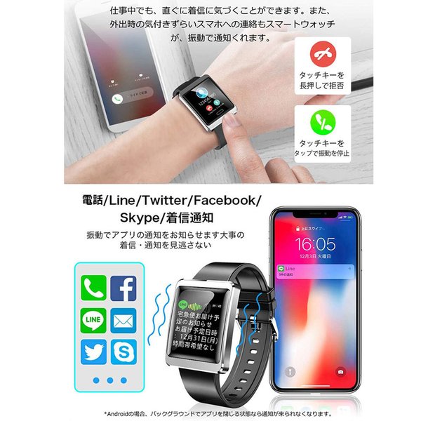 21公式店舗 即納 Iphone Android 対応 スマートウォッチ メンズ レディース 腕時計 ネイビー Ip67防水 リモート撮影 アプリ通知 心拍計 万歩計 カロ 人気商品再入荷 Carlavista Com