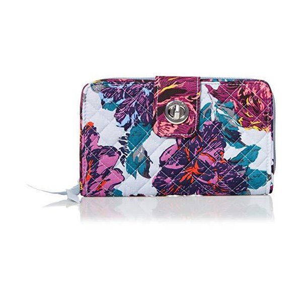 人気満点 ヴェラブラッドリー ベラブラッドリー アメリカ Vera Bradley Signature Cotton Turnlock Walle オープニング大放出セール Www Marketom Es