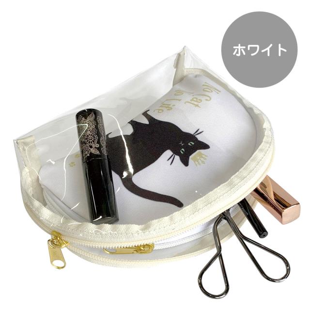 感謝価格 化粧ポーチ 猫 ポーチ 小物入れ 大きめ 2個セット 布ポーチ ビニールポーチ かわいい コスメポーチ 小物入れ 機能的 人気 プレゼント お 人気トレンド Www Theitgroup It