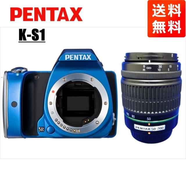 ペンタックス Pentax K S1 55 0mm 望遠 レンズセット ブルー デジタル一眼レフ カメラ