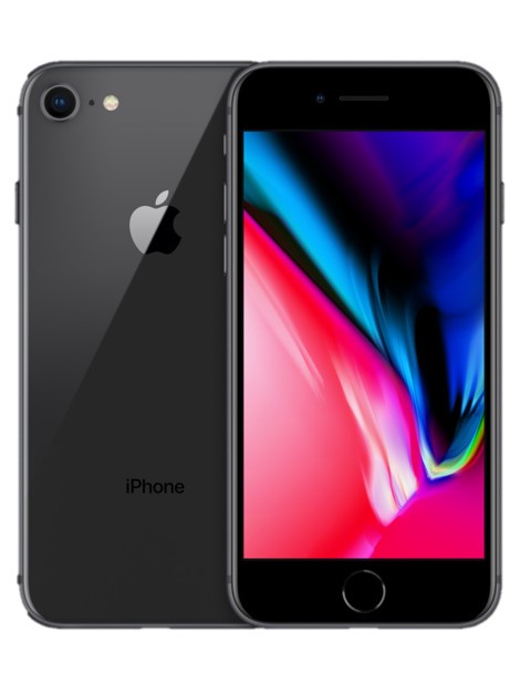 【中古】(良品)〈SIMフリー〉Apple iPhone 8 64GB スペースグレイ MQ782J/A au解除版【安心保証90日/赤ロム永久保証】iPhone8 本体 アイ