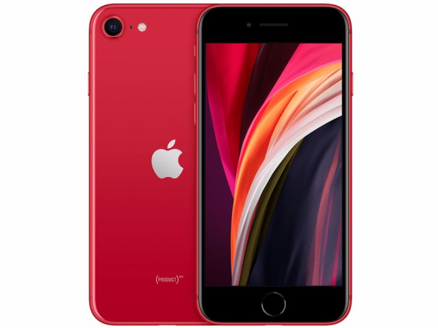 【中古】(美品)〈SIMフリー〉Apple iPhone SE (第2世代) 64GB (PRODUCT)RED MX9U2J/A SoftBank解除版【安心保証90日/赤ロム永久保証】iPh