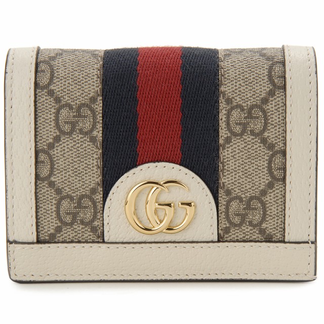 GUCCI グッチ 二つ折り財布 523155 96IWG 9794 オフィディア GGスプリーム コンパクト財布