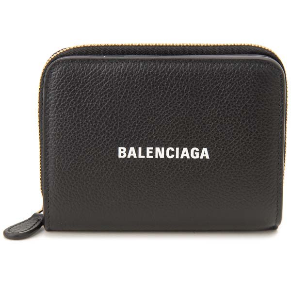 バレンシアガ BALENCIAGA 財布 二つ折り財布 ブラック 650871 1IZIM 1090 コンパクト財布