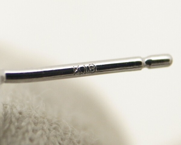 日本正本 スタージュエリー ダイヤモンドピアス 0.04ct×2 K18WG(18金 ホワイトゴールド) 質屋出品