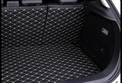 格安即決 Al 適用 マツダ Cx 3 Cx3 15 16 17 トランク マット 保護 パッド レザー 防水 インテリア アクセサリー カーペット ブラック 3ピ 数量限定