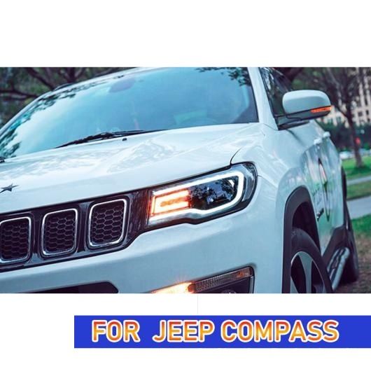 ヘッド ランプ 適用 ジープ/JEEP コンパス LED ヘッドライト 20172021 ヘッドライト コンパス DRL ウインカー ハイ