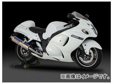 2輪 ヨシムラ マフラー スリップオン Tri-Ovalサイクロン 2エンド EXPORT SPEC 110-509-5H80B STB（チタンブルーカバー） スズキ GSX1300