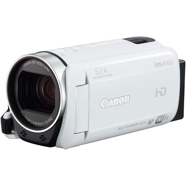 大きな割引 Ivis デジタルビデオカメラ Canon 中古 キヤノン Hf Ivishfr62wh ホワイト 光学32倍ズーム R62 ビデオカメラ Aefe Ien Madagascar Mg