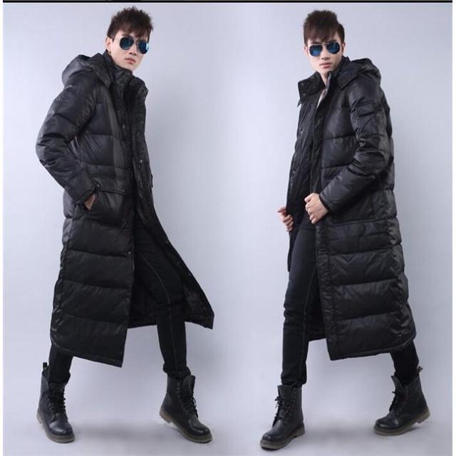 超目玉 ダウンジャケット ロング ダウンコート フード付き ベンチコート メンズ ショートブルゾン コート 第