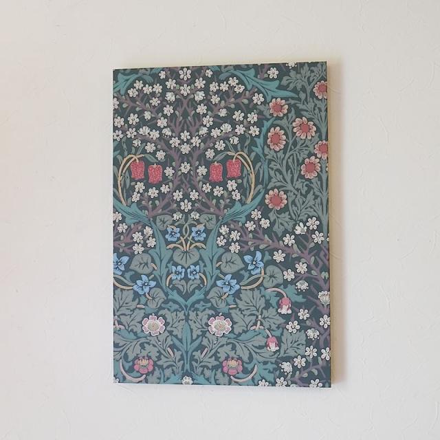 直営店限定 ウィリアムモリス アートパネル ロング版 壁紙使用 ブラックトーン Blackthorn William Morris 高級木製パネル使用 送料無料 絵画 イン 保証書付 Embol Com