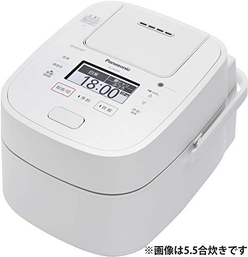 パナソニック 炊飯器 1升 スチーム&可変圧力IH式 Wおどり炊き ホワイト