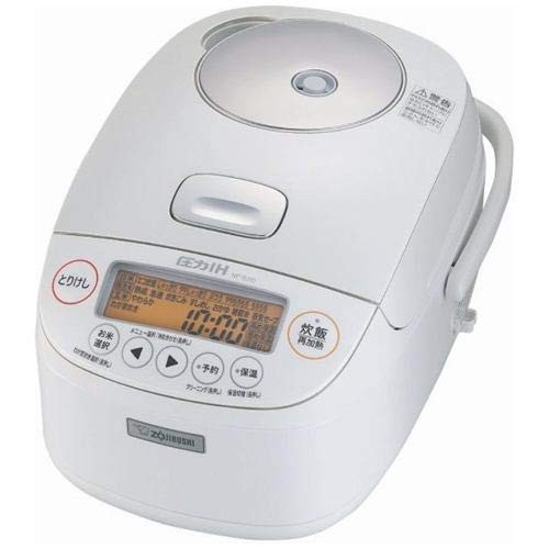 象印 圧力IH炊飯ジャー(5.5合炊き) ホワイト ZOJIRUSHI 極め炊き NP-BJ10-W（中古品）