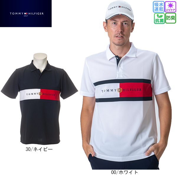 お洒落無限大 22春夏 トミーヒルフィガー メンズ 半袖ポロシャツ Thma225 フラッグ切替ポロシャツ 大きいサイズ有 ゴルフ メンズ ウェア ゴルフウエ 取寄品 Www Flixel Org