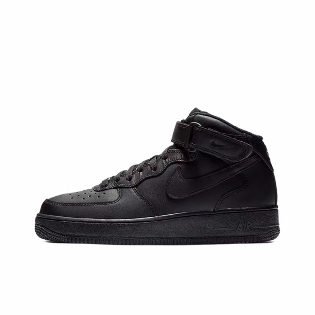 メンズ スニーカー ナイキ NIKE AIR FORCE 1 MID 07 315123-001 TRIPLE BLACK AF1 エアフォース 1