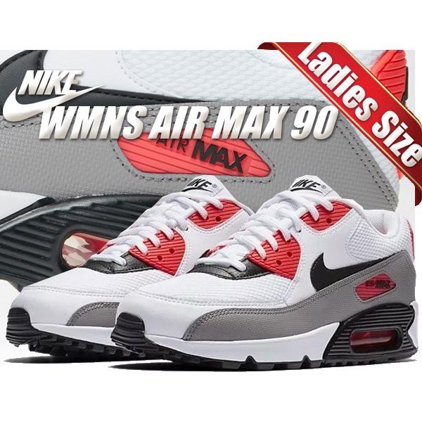 ナイキ ウィメンズ エアマックス 90 NIKE WMNS AIR MAX 90 white/black ...