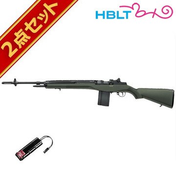 バッテリーセット 東京マルイ USライフル M14 ファイバーODストックバージョン 電動ガン