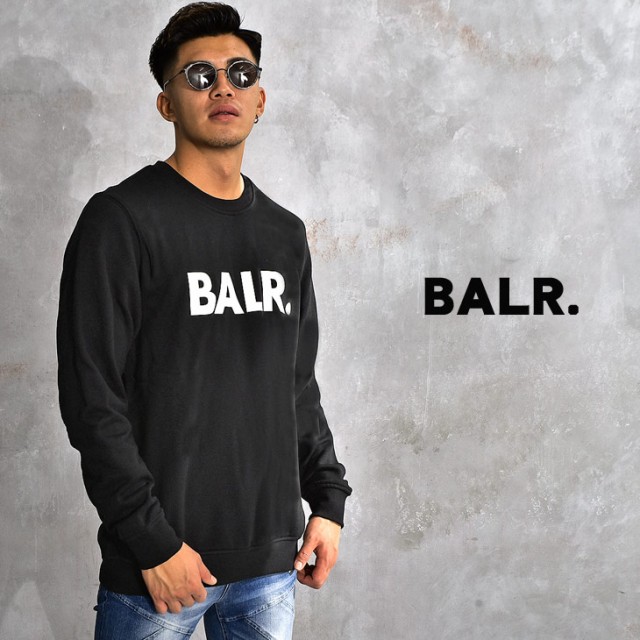 全品送料無料 Balr ボーラー ブランド トレーナー メンズ スウェット 長袖 シンプル ロゴ ストリート カジュアル クルーネック 黒 ブラック スエット 即納最大半額 Bayounyc Com